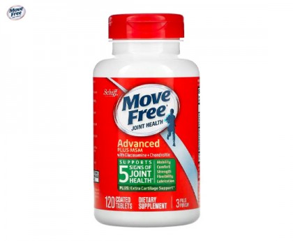 Move Free 益节 氨糖软骨素加强版MSM/氨基葡萄糖 绿瓶 120片 